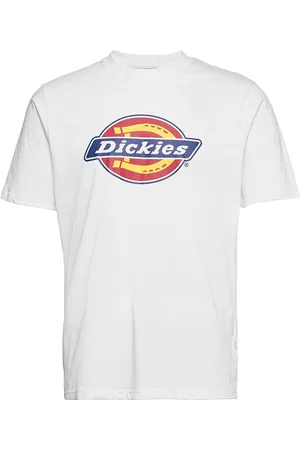 Dickies Icon Logo Tee Designers T-shirts Short-sleeved White
