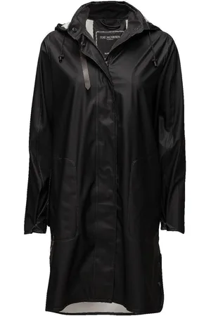 Ilse Jacobsen Raincoat Outerwear Rainwear Rain Coats Black