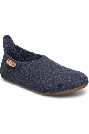Bisgaard Basic Wool Aamutossut Sisäkengät Blue