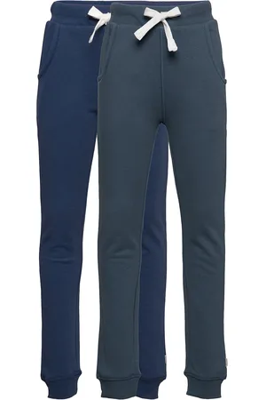 Minymo Basic 36 -Sweat Pant Bottoms Sweatpants Blue