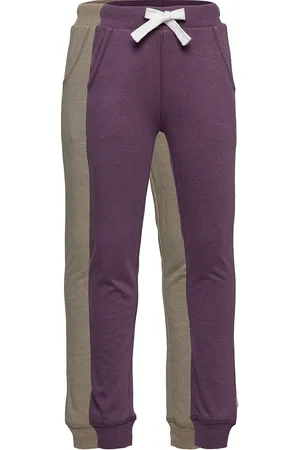 Minymo Basic 37 -Sweat Pant Bottoms Sweatpants Purple