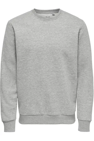 Only & Sons Onsceres Crew Neck Noos Tops Sweat-shirts & Hoodies Sweat-shirts Grey