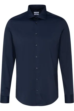 Seidensticker Light Kent Tops Shirts Business Navy