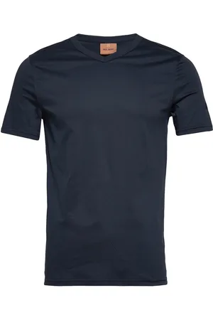 MOS MOSH Gallery Perry Crunch V-Ss Tee Tops T-shirts Short-sleeved Black