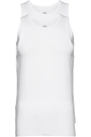 JBS 2-Pack Singlet Bamboo Tops T-shirts Sleeveless White