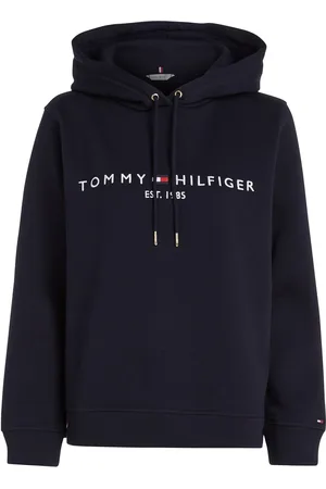 Tommy Hilfiger Heritage Hilfiger Hoodie Ls Tops Sweat-shirts & Hoodies Hoodies Navy