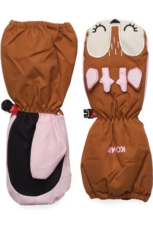 Kombi Animal Fam Chi Mitt Accessories Gloves & Mittens Gloves Brown
