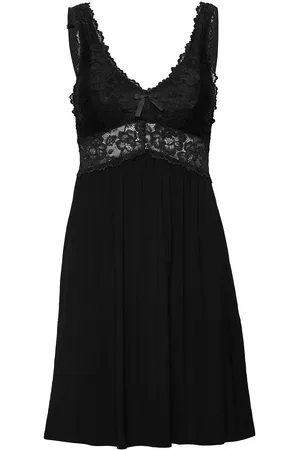 Hunkemöller Sd Nora Lace Yöpaita Black