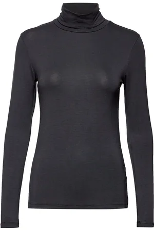 Freequent Fqliana-Ls Tops Knitwear Turtleneck Black