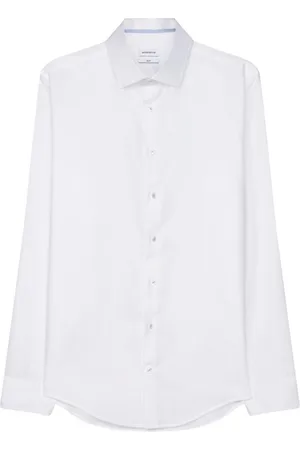Seidensticker Business Kent Patch3 Tops Shirts Business White