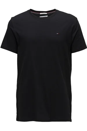Tommy Hilfiger Tjm Xslim Jersey Tee Tops T-shirts Short-sleeved Black