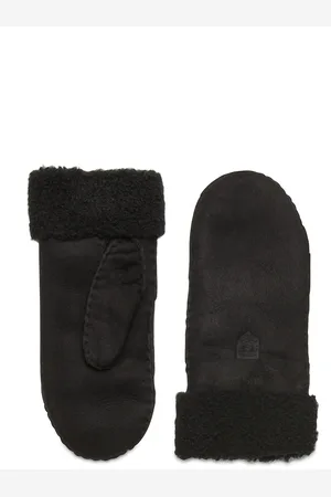 Hestra Sheepskin Accessories Gloves Thumb Gloves Black