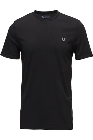 Fred Perry Ringer T-Shirt Tops T-shirts Short-sleeved Black