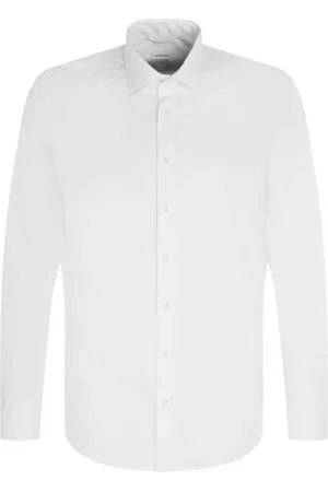 Seidensticker Light Kent Tops Shirts Business White