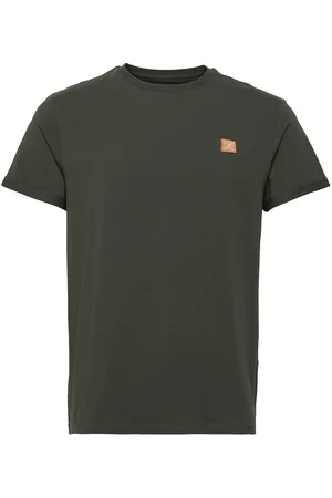 Clean Cut Basic Organic Tee Tops T-shirts Short-sleeved Green