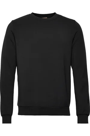 MOS MOSH Gallery Abel Crew Neck Sweat Tops Sweat-shirts & Hoodies Sweat-shirts Black