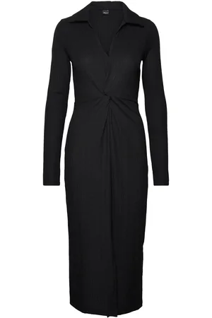 Gina Tricot Magda Dress Maksimekko Juhlamekko Black
