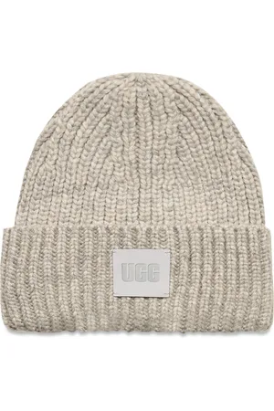 UGG W Chunky Rib Beanie Accessories Headwear Beanies Grey