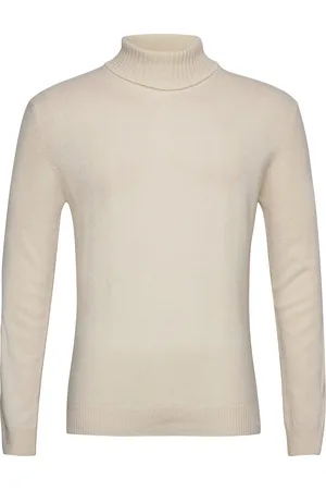 Oscar Jacobson Salim Rollneck Designers Knitwear Turtlenecks Cream