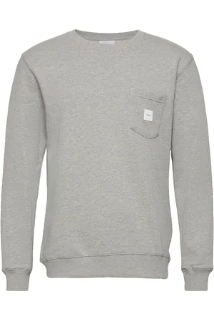 Makia Square Pocket Sweatshirt Tops Sweat-shirts & Hoodies Sweat-shirts Grey
