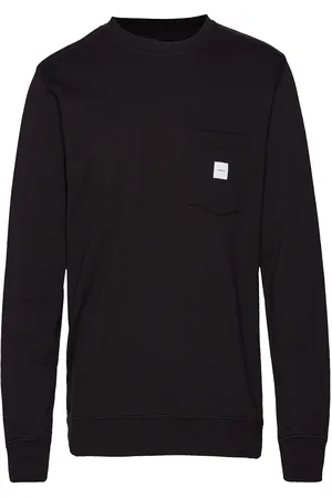 Makia Square Pocket Sweatshirt Tops Sweat-shirts & Hoodies Sweat-shirts Black