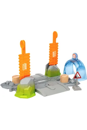 Brio 33965 Smart Tech Sound Danger Jernbaneoverskæring Toys Toy Cars & Vehicles Toy Vehicles Train Accessories Multi/patterned