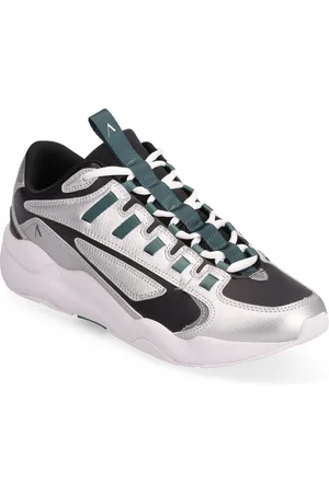 Arkk Copenhagen Apaze Leather F-Pro90 Silver Black Matalavartiset Sneakerit Tennarit Multi/patterned