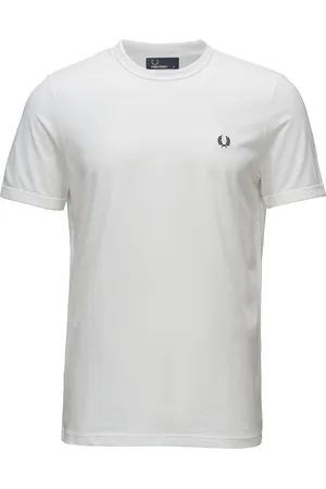 Fred Perry Ringer T-Shirt Tops T-shirts Short-sleeved White
