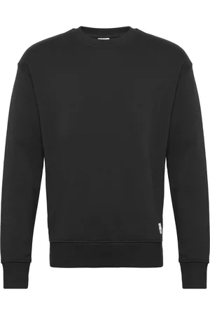 Solid Sdlenz Crew Sw Tops Sweat-shirts & Hoodies Sweat-shirts Black