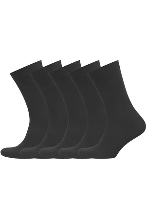 Decoy Ankle Sock Cotton 5-Pk Lingerie Socks Regular Socks Black