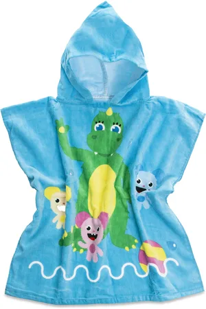 Bolibompa Dragon, Poncho Home Bath Time Bath Poncho Blue