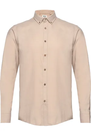 Solid Sdpete Sh Tops Shirts Casual Beige