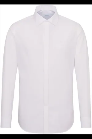 Seidensticker Cityhemden 1/1 Arm Tops Shirts Tuxedo Shirts White
