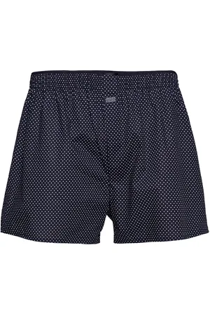 Jockey Boxer Woven 1-P Underwear Boxer Shorts Blue