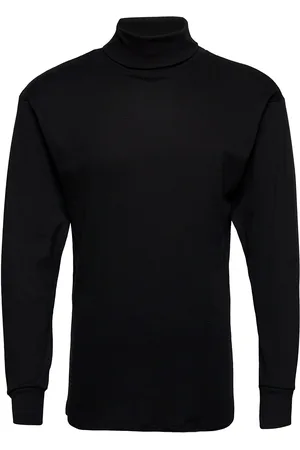 JBS Roll Neck Shirt Tops T-shirts Long-sleeved Black