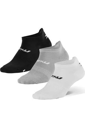 2XU Ankle Socks 3 Pack Sport Socks Footies-ankle Socks Black