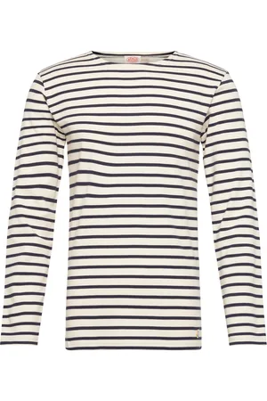 Armor.lux Breton Striped Shirt Héritage Designers T-shirts Long-sleeved Brown
