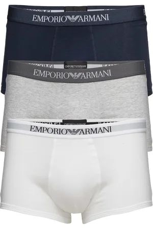 Emporio Armani Mens Knit 3Pack Trun Bokserit Multi/patterned