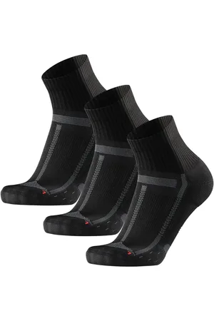DANISH ENDURANCE Long Distance Running Socks Sport Socks Footies-ankle Socks Black