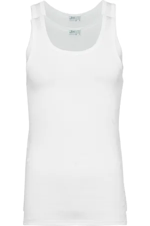 JBS Singlet 2-Pack Organic Tops T-shirts Sleeveless White