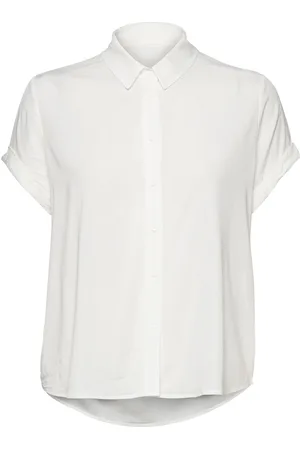 Samsøe Samsøe Majan Ss Shirt 9942 Tops Shirts Short-sleeved White