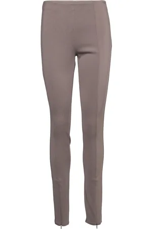 Tall Ribbed Mid Rise Basic Leggings