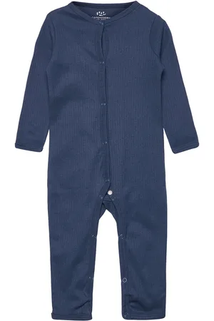 Copenhagen Colors Rib Jersey Full Body Pitkähihainen Body Blue