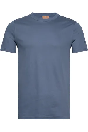 MOS MOSH Gallery Perry Crunch O-Ss Tee Tops T-shirts Short-sleeved Blue