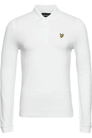 Lyle & Scott Ls Polo Shirt Tops Polos Long-sleeved White