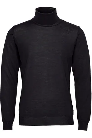 Oscar Jacobson Cole Rollneck Designers Knitwear Turtlenecks Navy