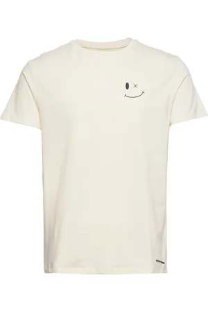 Clean Cut Patrick Organic Tee Tops T-shirts Short-sleeved Cream