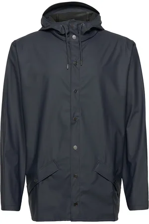 Rains Jacket W3 Outerwear Rainwear Rain Coats Blue