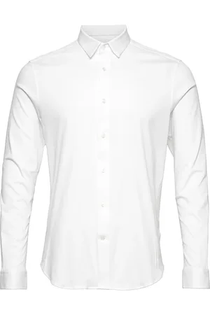 MOS MOSH Gallery Marco Crunch Jersey Shirt Tops Shirts Casual White