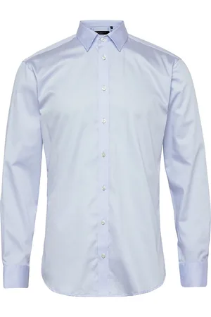 BOSWEEL SHIRTS EST. 1937 Regular Fit Mens Shirt Tops Shirts Business Blue